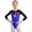 Blue, variant on YiZYiF Kids Girls Rhythmic Gymnastics Jumpsuit Long Sleeve Ballet Dance Leotard Shiny Rhinestones Metallic Bodysuit Red 10
