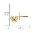 thumbnail image 3 of 14k Madi K Bows Screwback Earrings in 14k Yellow Gold, 3 of 3