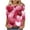 Wine-B, variant on Tumotour Pullover Sweatshirts For Women Crew Neck 3/4 Sleeve Valentine'S Day Printed Tops Casual Cute Tunic Tops Tees Blouses Loose Pullover Tops