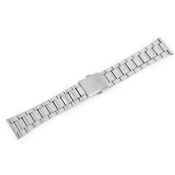Omeite 18-22mm Universal Flat Stainless Steel Watch Band Replacement Strap