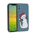 thumbnail image 1 of Compatible with iPhone XS Phone Case, Cat-84 Case Silicone Protective for Teen Girl Boy Case for iPhone XS, 1 of 1