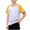 Yellow-cEI, variant on Mnyotv Short Sleeve Summer Tops for Boy Patchwork Crewneck Athletic T Shirts Casual Basic Running Tshirts Top Size 4-5 Years