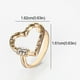 thumbnail image 5 of Anillo en forma de -designRing Anillo de oro chapado para las mujeres de regalo, 5 of 8