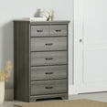 thumbnail image 1 of South Shore Versa 5-Drawer Chest for Adult, in Gray Maple, 1 of 13