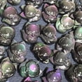 thumbnail image 4 of Colgante de zorro Toma real Collar de piedra Jinyao Obsidiana de ojo de arco iris natural Colgante de zorro de nueve colas, 4 of 5