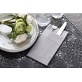 thumbnail image 2 of Moyes Home, Gray Pre-Folded Pocket Napkins, Linen-Feel Disposable Airlaid Napkins for Kitchen, Bathroom, Parties, Weddings, Dinners or Events , 8 x 4 Inches Folded Size, Pack of 50, 2 of 4