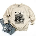 thumbnail image 3 of Haunted House Pumpkins And Bats - Sweatshirt, 3 of 12