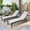 Earth, variant on Pellebant Set of 2 Outdoor Chaise Lounge Chair – Foldable, 6-Position Adjustable Recliner for Patio, Beach, Pool & Yard (Beige)