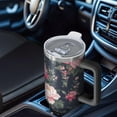 thumbnail image 6 of OBREWU Pioneer Flower Tumbler with Handle and Lid,Pioneer Flower 40oz Double Wall Vacuum Insulated Tumbler,Cups Gift for Women and Men, 6 of 7