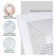 thumbnail image 5 of Bathroom Exhaust Fan Cover with Springs Replacement Parts, 5 of 5