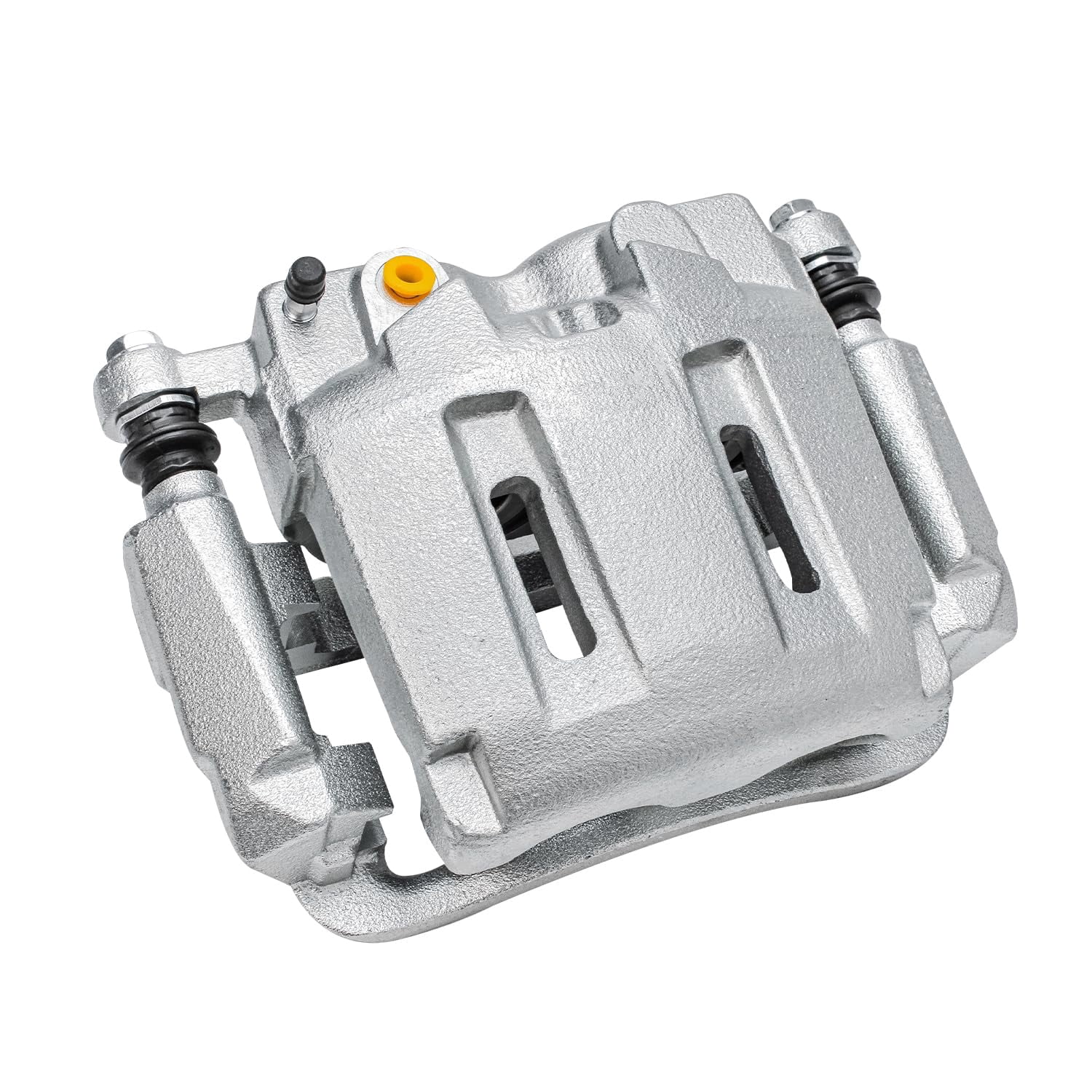 Detroit Axle - Pair Front Brake Calipers with Bracket for 2005-2012 Ford F-250 F-350 Super Duty 2006 2007 2008 2009 2010 2011