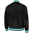 thumbnail image 3 of Men's Mitchell & Ness Black Vancouver Grizzlies Hardwood Classics  Throwback Wordmark Raglan Full-Snap Jacket, 3 of 3