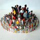 thumbnail image 1 of Gwong Juguete 100pcs 1: 75/1: 100/1: 150 Modelo de arena miniatura mixta DIY PERSONAS PERSONAS FIGURAS Gwong 30008107, 1 of 7