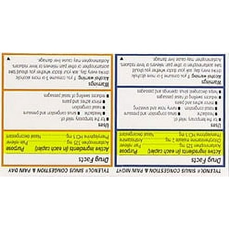 Tylenol Sinus Cong&pain Day&night Caplet