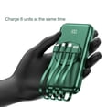 thumbnail image 4 of TUTT 30,000mAh Wireless Portable Charger Power Bank with Built-in 4 Cable, 6 Outputs & 3 Inputs Fast Charging External Power USB-C Battery Pack, LED Display, 4 of 9