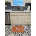 thumbnail image 3 of Carolines Treasures BB7393RUG Polkadot Camel Aquarelle Machine Lavable Mémoire Mousse Tapis, 3 of 4