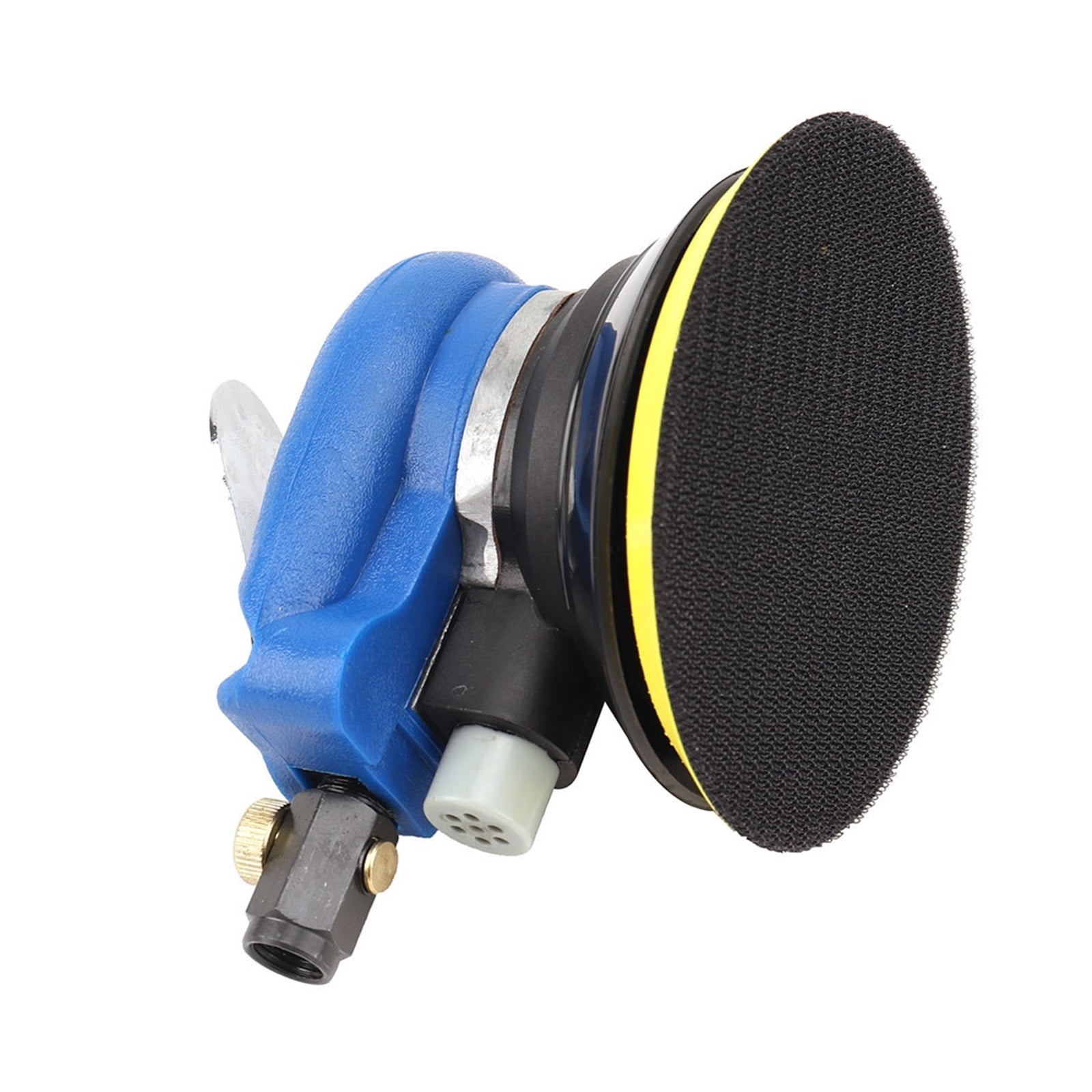 125mm Air Sander 5'' inch Pneumatic Polisher Tool Polishing Random Orbital Palm Machine Grinder for Car Paint Care rust removal ,Equipment Stability