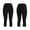 Black plus size capri leggings with pockets a1, variant on Usloyux Women Plus Size Capri Leggings High Waisted with Pockets Tummy Control Solid Yoga Workout Athletic Pants for Running Gym Casual Activewear, Purple 3XL