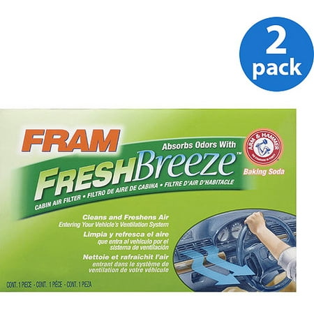 FRAM Fresh Breeze Cabin Air Filter, CF10285 (2-Pack)