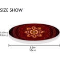 thumbnail image 4 of Mandala Red Coaster, Drinks Round Absorbent Stone Set with Ceramic Stone and Cork Base, Tabletop Protection Mats and Cups Place for 2PCS Home Decor, 4 of 6
