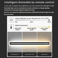 thumbnail image 4 of Modern Outdoor Wall Lights,LED Long Strip Lighting,Acrylic Wall Sconce Light,Wall Mount Exterior Light Fixture Suitable for Porch Lights Outdoor Wall,Living Room,Bedroom,Patio (Dimmable, 66.93INCH), 4 of 11