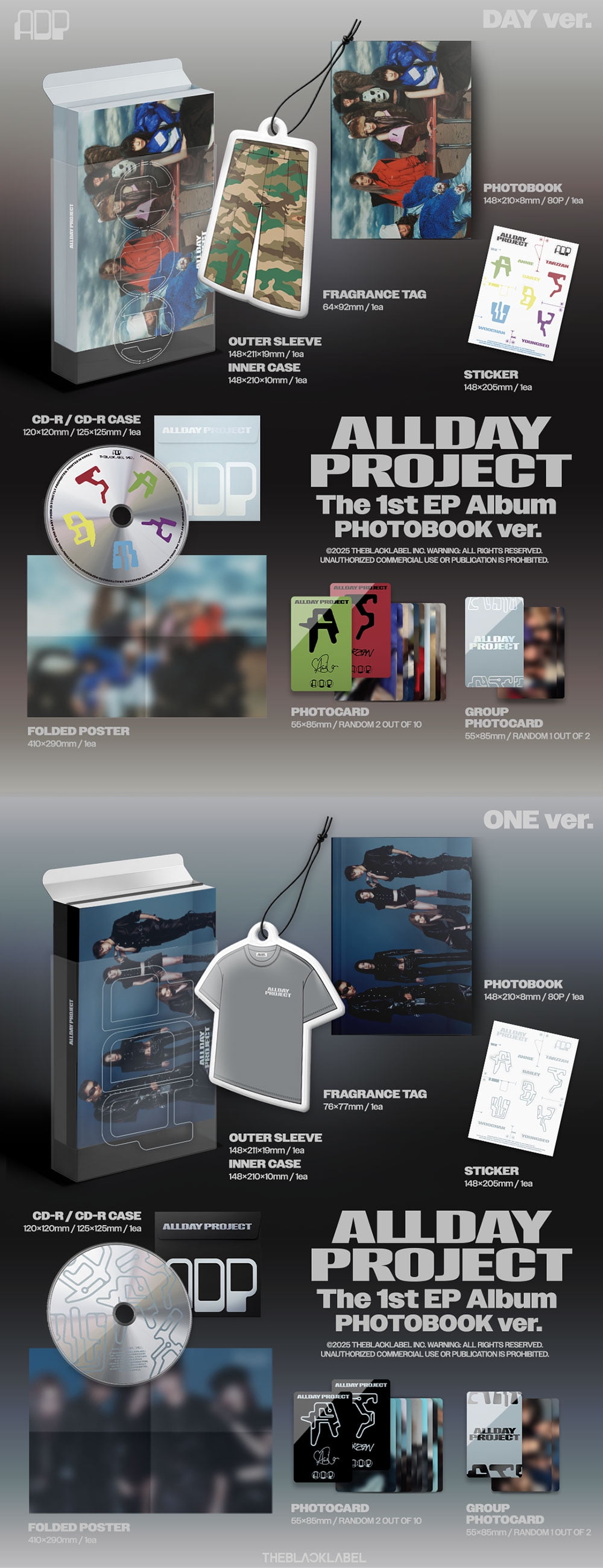 ALLDAY PROJECT - [ALLDAY PROJECT] 1st EP Album PHOTOBOOK ONE
