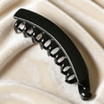 thumbnail image 4 of Werulen Large Banana Hair Clips for Women, Strong Grip Hair Barrettes for High Ponytail Styling, Curved Banana Claw Clips, Secure & Durable, Ponytails & Updos, Ideal Gifts for Women(Black), 4 of 6