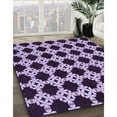 thumbnail image 3 of Ahgly Company Machine Washable Indoor Round Transitional Bright Lilac Purple Area Rugs, 7' Round, 3 of 7