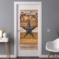 thumbnail image 3 of Texas Star Vintage Window Privacy Film, Berry Yellow Brown Wooden Static Cling UV Sun Blocking Tint Film Heat Control Windows Films for Bedroom Bathroom, Window Stickers 35.4"x78.7", 3 of 8