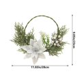 thumbnail image 3 of onlyliua para Interior/Exterior Adornos Navideños Coronas para Colgar En La Puerta Decoraciones de Escenas Círculos de Árboles de Navidad Colgantes Colgantes Ideas para Decoraciones de Puertas, 3 of 6