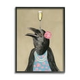 thumbnail image 2 of Stupell Industries Black Bird Patterned Rose Dress Champagne Glass , 16 x 20, Design by Coco de Paris, 2 of 5