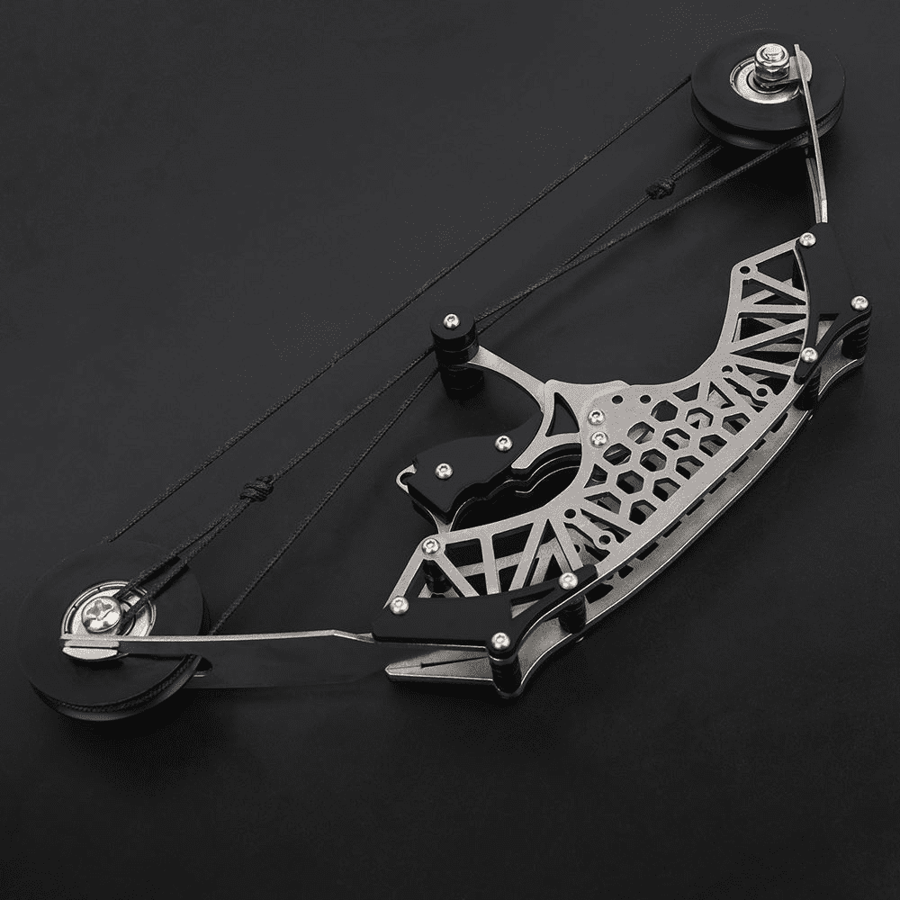 AME 8.6" Mini Compound Bow Kit Archery Toy Arrows Target Shooting Children Gift Bow (12pcs Arrows)