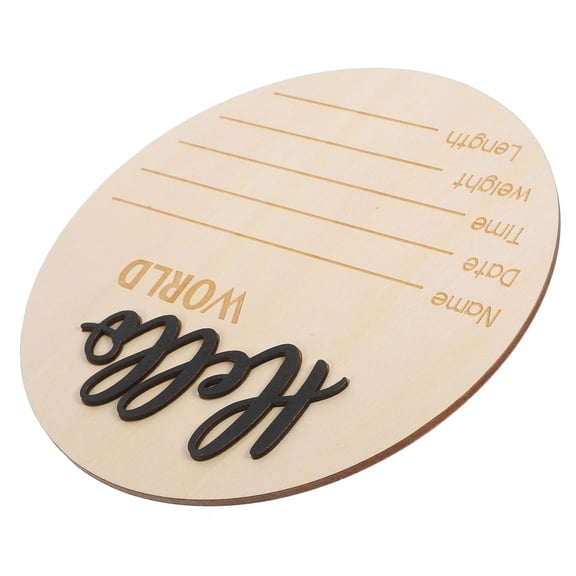 FRCOLOR Newborn Name Sign Wooden Baby Girl Nurse