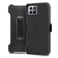 thumbnail image 6 of For Boost Celero 5G Plus (7 inch) Heavy Duty 360 Degree Holster Belt Clip Case Cover with Built in Screen - Black, 6 of 8