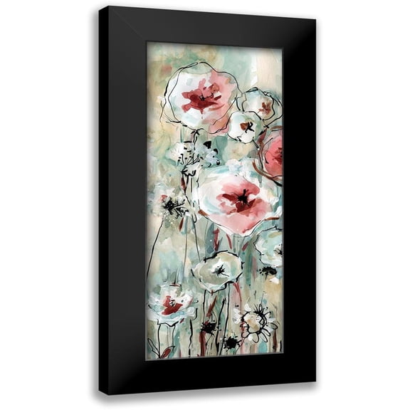 Robinson, Carol 8x14 Black Modern Framed Museum Art Print Titled - Garden Glow II