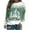 Green, variant on jsaierl Oversized Sweatshirts for Women Crew Neck Long Sleeve Shirts Christmas Gnomes Pattern Tops Dressy Casual 2025 Blouse Tee Pullover