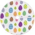 thumbnail image 1 of FMSHPON Easter Tree Skirt Colorful Eggs Bunny Xmas Christmas Tree Skirt Stand Mat for Holiday Party Decoration Indoor Outdoor 36 inches, 1 of 6