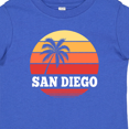 thumbnail image 4 of Inktastic San Diego California Vacation Retro Sunset Boys or Girls Baby T-Shirt, 4 of 5