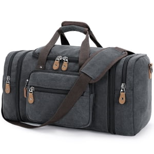 Gonex 50L Canvas Expandable Duffel Bag, 24"