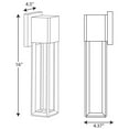 thumbnail image 3 of Progress Lighting P560137-30 16" Tall Led Outdoor Wall Sconce, 3 of 3