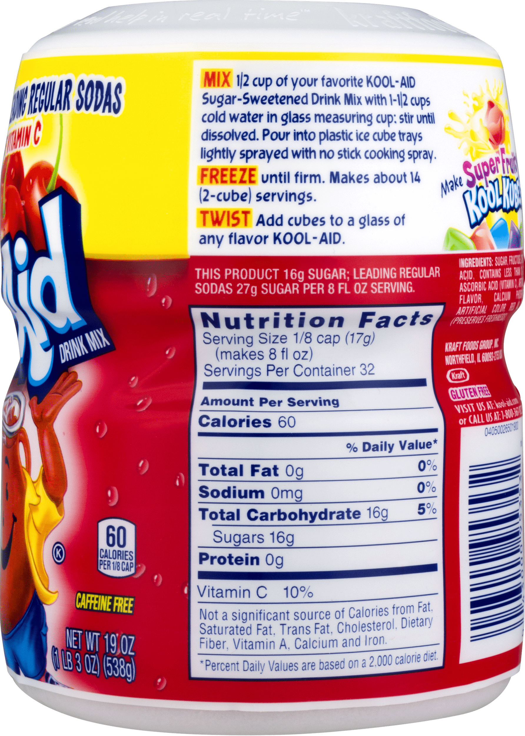 Kool Aid Squeeze It Nutrition Besto Blog