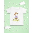 thumbnail image 3 of Girl With A Flower Basket T-Shirt Infant -Image by Shutterstock,  12 Months, 3 of 4