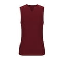 thumbnail image 3 of FAIWAD Mens Ribbed Tank Tops Summer Sleeveless V Neck Casual Basic T-Shirts Summer Going Out Tops, 3 of 5
