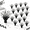 Black, variant on 20 Pack Black Star Table Decorations Metallic Foil Spray Centerpieces for Party Events
