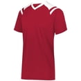 thumbnail image 3 of High Five 322970.408.2XL Adult Sheffield Jersey, Scarlet & White - 2XL, 3 of 5