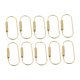 thumbnail image 3 of Llaves de bloqueo de tornillo de 10 piezas Charmones de la bolsa de la llave del servicio pesado para llaves colgantes decoraciones del automóvil clip Estilo C, 3 of 9