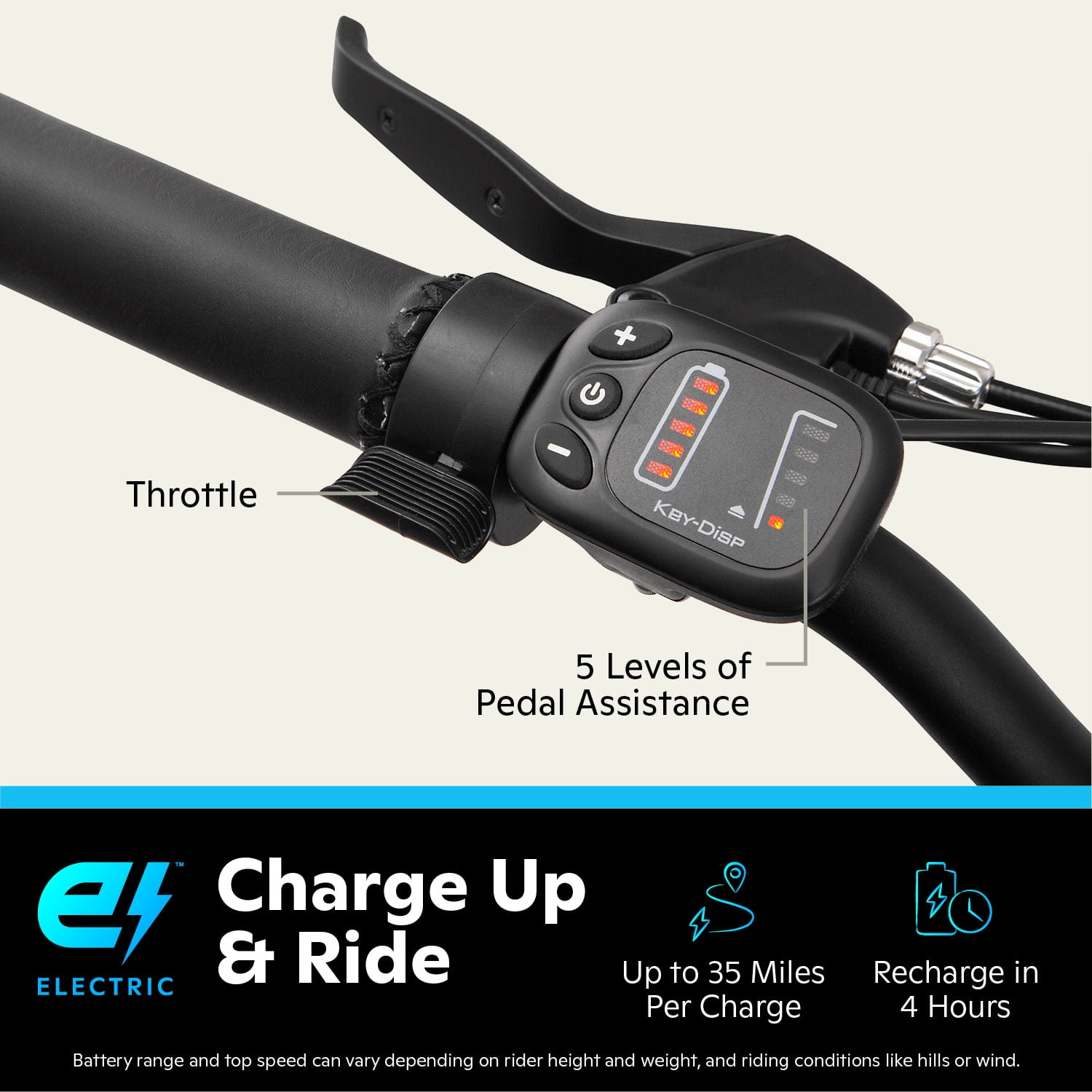 Schwinn EC1 Electric Cruiser Bike 26 in Throttle Black in Honduras at HNL 16057 Rating 5
