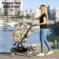 thumbnail image 5 of Fotbe Mushrooms Gnomes Pattern Car Seat Covers for Babies, Nursing Breastfeeding Cover Infant Carseat Canopy, Soft Stretchy Carrier Cover, 5 of 9