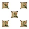 thumbnail image 1 of Maytalsory Easy To Change Flowers Pillowcase Addition To Home Decor Polyester Decorative Pillow Cushion Covers Soft Durable kztym001-9 5Set, 1 of 6