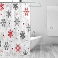 thumbnail image 4 of WRXMIJNHGSA Rideau de Douche à Moins de 10$ Joyeux Noël Rideaux de Douche pour Salle de Bain Tissu Polyester Hiver Neige Sapin Ensemble de Rideaux de Douche Lavable en Machine Décoration de Salle de Bain, 4 of 7